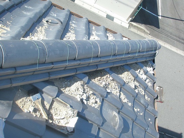 すべての漆喰を撤去